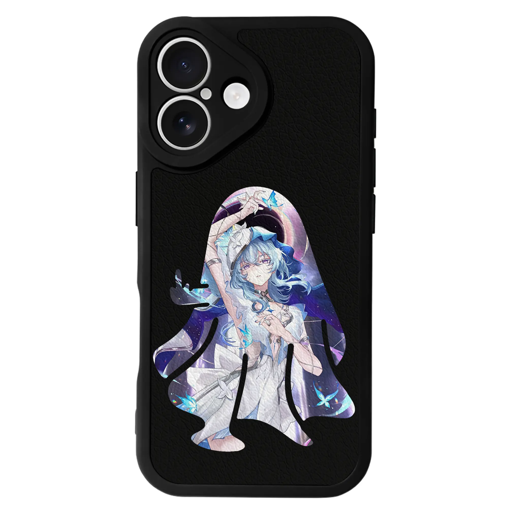 鳴潮 グッズ ショアキーパー - IPhone 16シリーズ対応 ・ シリコンスマホケース ・ レザー調 ・ 高精度フィット ・ 耐衝撃 ・ ワイヤレス充電対応 ・ 精密カット